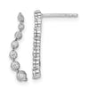 Gold Diamond Post Earrings