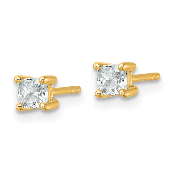 Cushion-Cut Lab Grown Diamond Studs