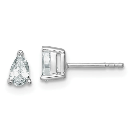 Lab Grown Pear Diamond Studs