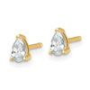 Lab Grown Pear Diamond Studs