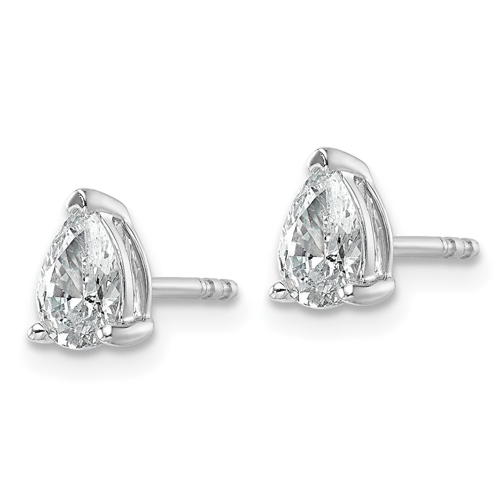 Lab Grown Pear Diamond Studs