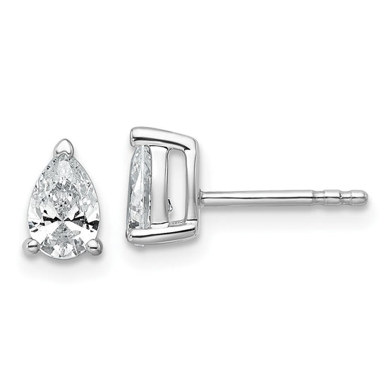 Lab Grown Pear Diamond Studs
