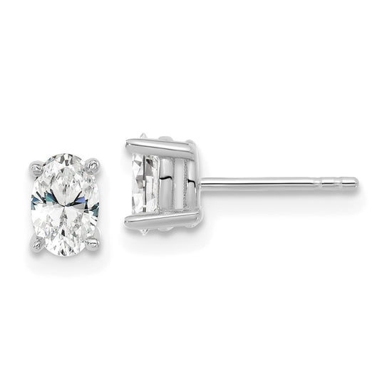 Lab Grown Oval Diamond Studs