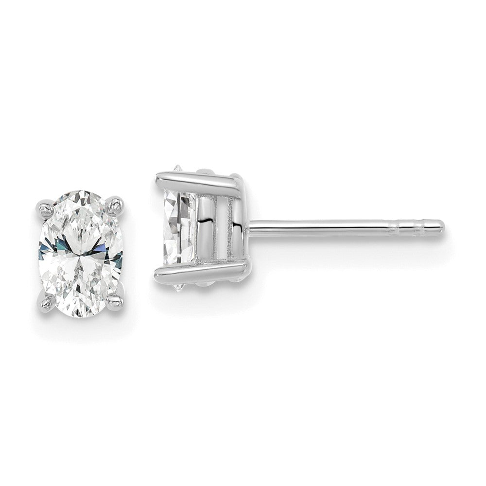 Lab Grown Oval Diamond Studs