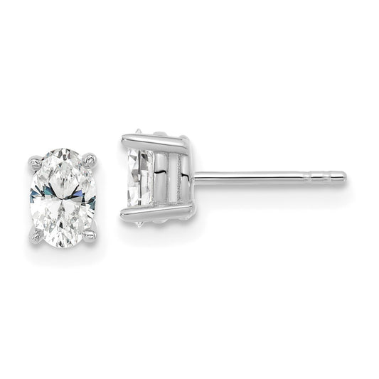 Lab Grown Oval Diamond Studs