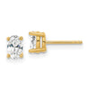 Lab Grown Oval Diamond Studs