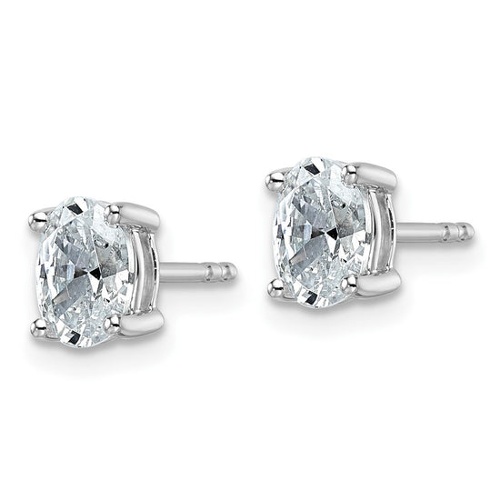 Lab Grown Oval Diamond Studs