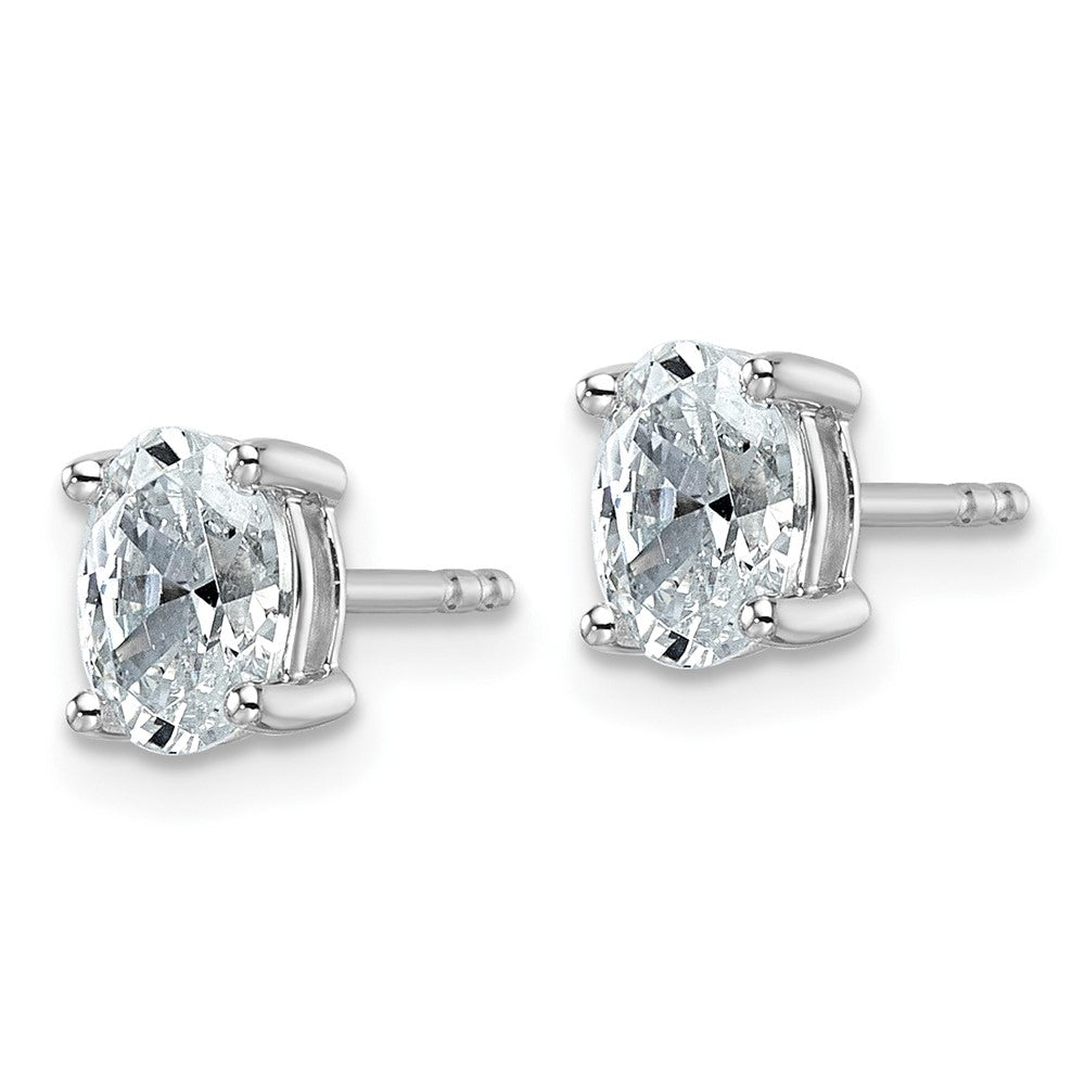Lab Grown Oval Diamond Studs
