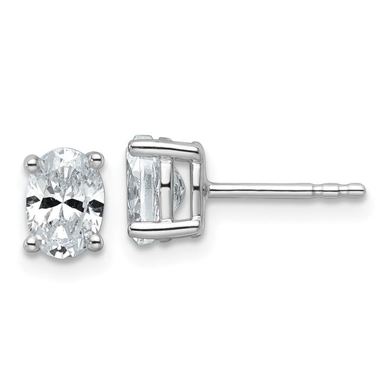 Lab Grown Oval Diamond Studs