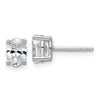 Lab Grown Oval Diamond Studs