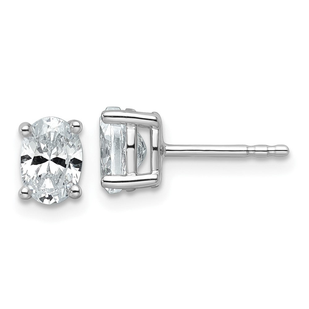 Lab Grown Oval Diamond Studs
