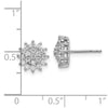 Diamond Cluster Post Earrings