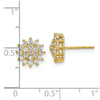 Diamond Cluster Post Earrings