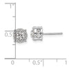 Diamond Fashion Halo Earrings
