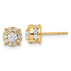 Diamond Fashion Halo Earrings