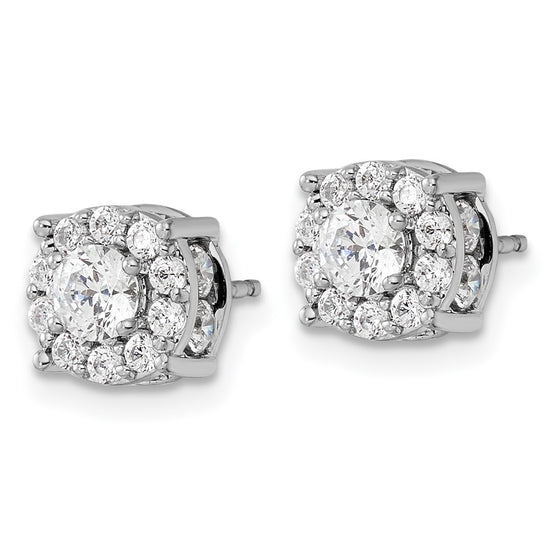 Diamond Fashion Halo Earrings