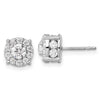 Diamond Fashion Halo Earrings