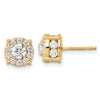Diamond Fashion Halo Earrings