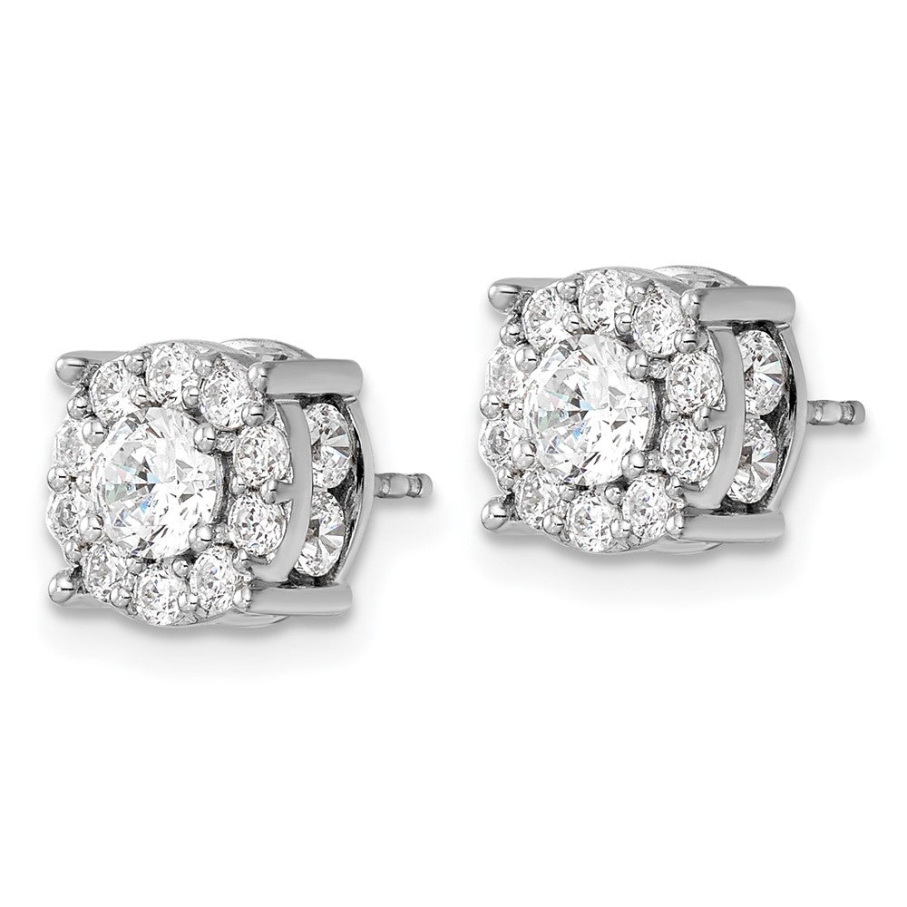 Diamond Fashion Halo Earrings