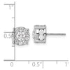 Diamond Fashion Halo Earrings