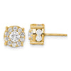 Diamond Fashion Halo Earrings
