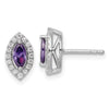 Diamond & Gemstone Post Earrings