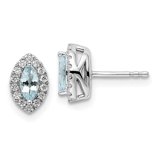 Diamond & Gemstone Post Earrings