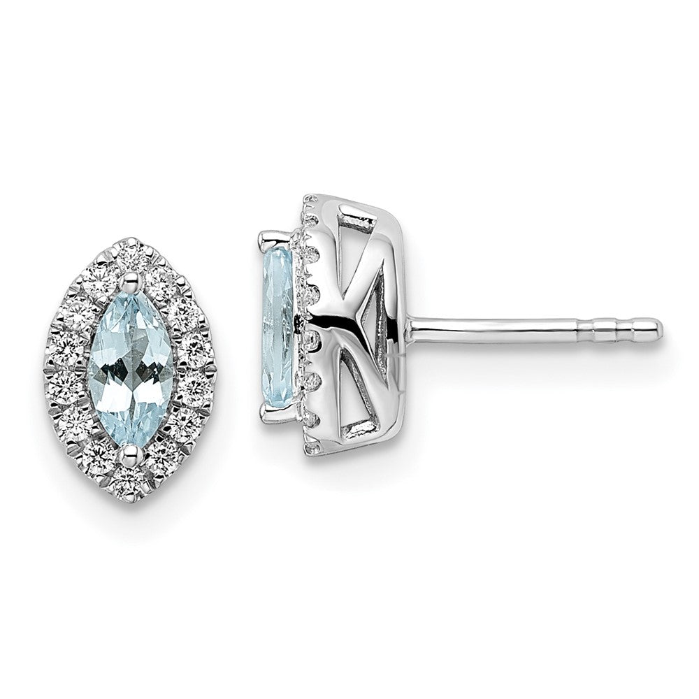 Diamond & Gemstone Post Earrings