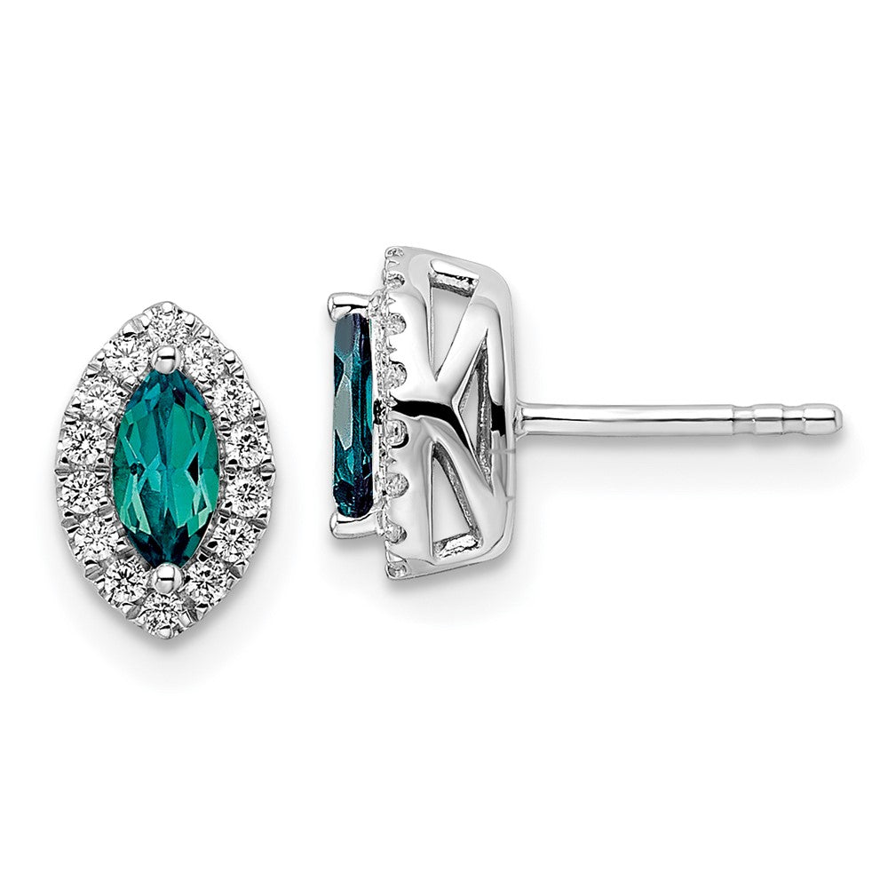 Diamond & Gemstone Post Earrings