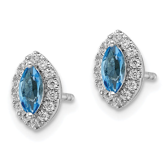 Diamond & Gemstone Post Earrings