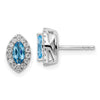 Diamond & Gemstone Post Earrings