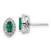 Diamond & Gemstone Post Earrings