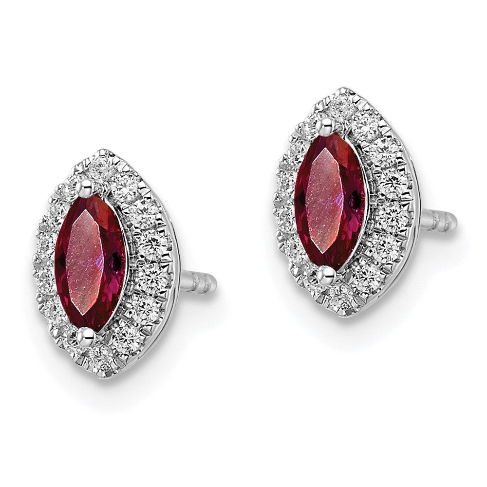 Diamond & Gemstone Post Earrings