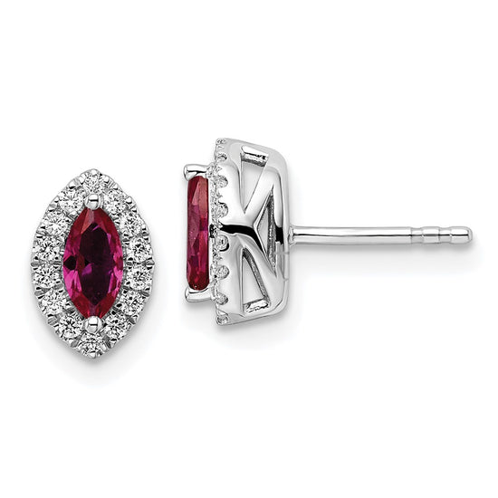 Diamond & Gemstone Post Earrings
