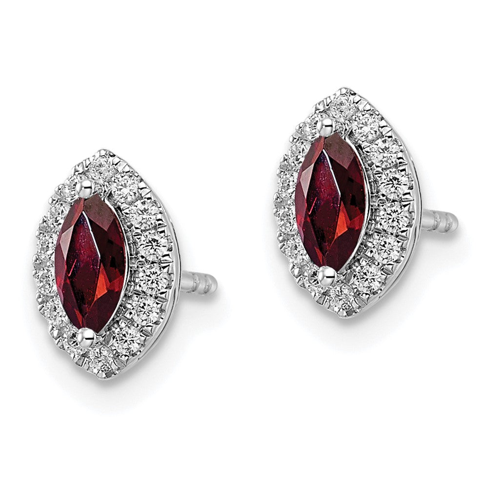 Diamond & Gemstone Post Earrings