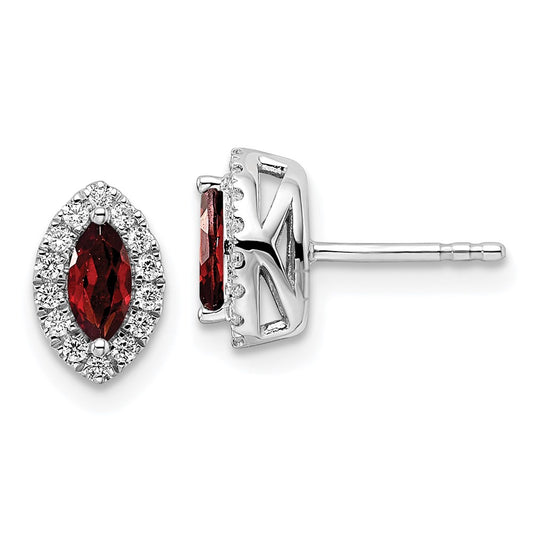 Diamond & Gemstone Post Earrings
