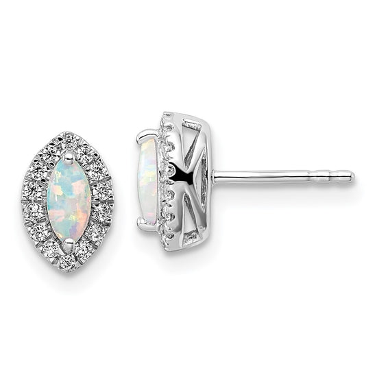 Diamond & Gemstone Post Earrings