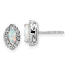 Diamond & Gemstone Post Earrings