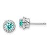 Gold Pure Serenity Diamond & Created Paraiba Jewelry