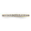 14k Polished Size 5 U-Shared Prong 1/2 carat Diamond Complete Eternity Band