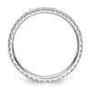 14k White Gold 1/2 carat Lab Grown Diamond VS/SI+ G+ Complete Size 9 Shared Prong Eternity Band