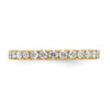 14k 1 carat Lab Grown Diamond VS/SI+ G+ Complete Size 7 Shared Prong Eternity Band