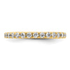 14k Polished Size 8.5 U-Shared Prong 1 carat Diamond Complete Eternity Band
