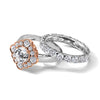 14k White Gold 3 carat Lab Grown Diamond VS/SI+ G+ Complete Size 6 Shared Prong Eternity Band