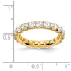 14k 3 carat Lab Grown Diamond VS/SI+ G+ Complete Size 6 Shared Prong Eternity Band