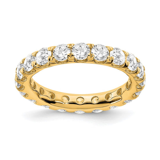 14k 3 carat Lab Grown Diamond VS/SI+ G+ Complete Size 7.5 Shared Prong Eternity Band