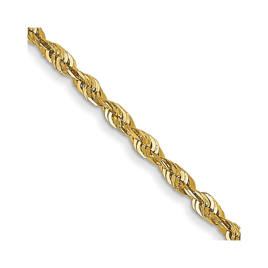 Gold (10K & 14K) Ultra Diamond-Cut Rope Chain