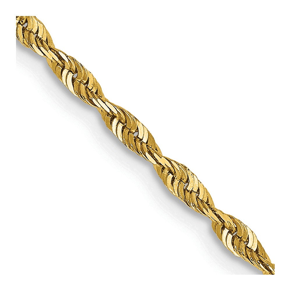 Gold (10K & 14K) Ultra Diamond-Cut Rope Chain