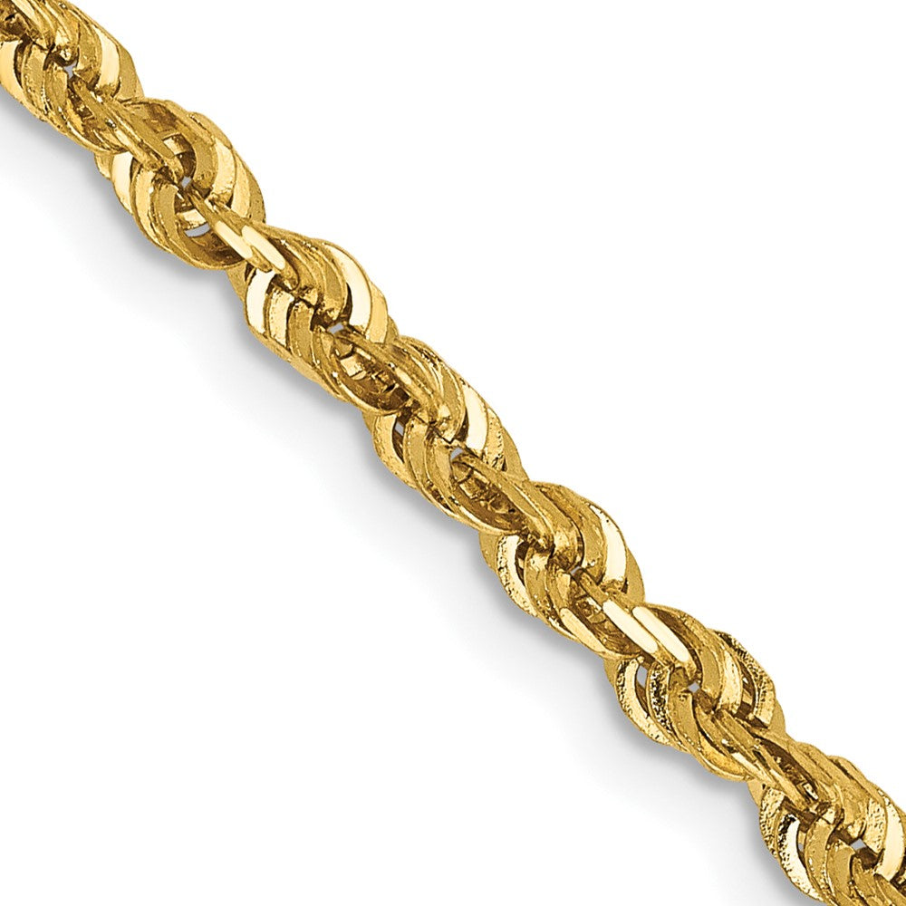 Gold (10K & 14K) Ultra Diamond-Cut Rope Chain