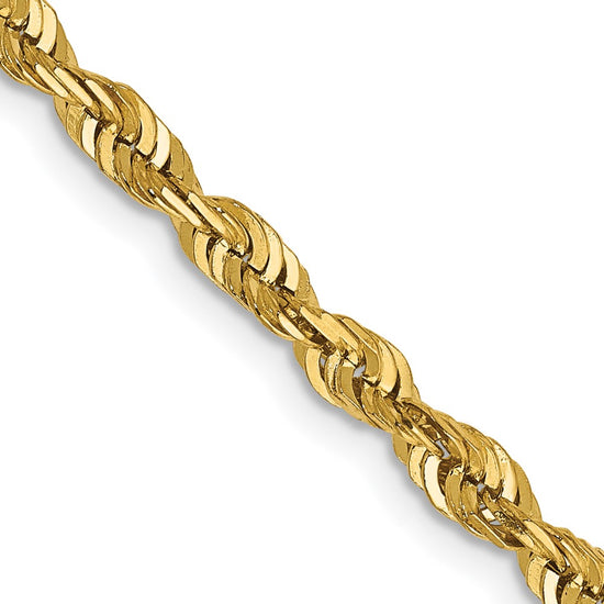 Gold (10K & 14K) Ultra Diamond-Cut Rope Chain